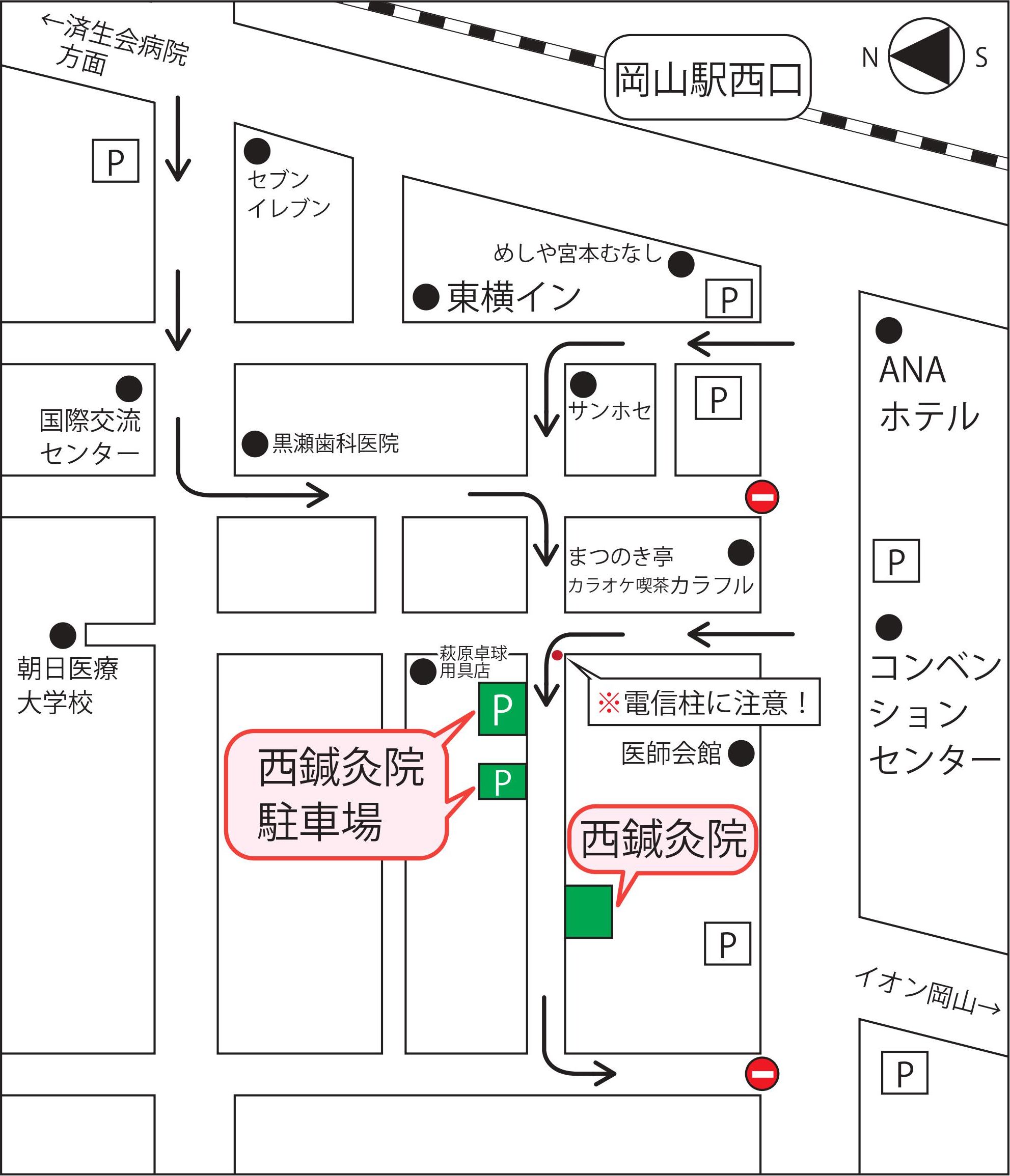 岡山県岡山市北区駅元町19-20の地図